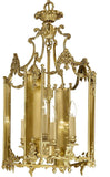 Sand Cast Brass With Clear Glass Lantern 2026/4M