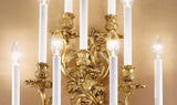 Sand Cast Brass Hand-Chaised 9 Lights Wall Lamp 755/9/AP