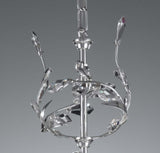 Twist Flame Shape With Crystal Pendant 94100/045-C-SHS