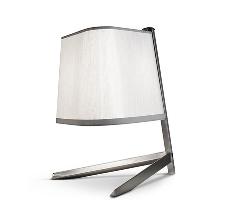 Couture Ta Table Lamp White Cotton Shade