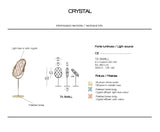 Crystal Small Table Lamp