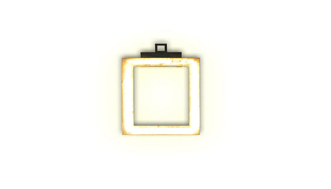 Uffizi AP 1 Wall Lamp Amber Onxy Marble