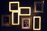 Uffizi AP Trio Wall Lamp Amber Onxy Marble