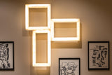 Uffizi AP Trio Wall Lamp Amber Onxy Marble