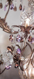 Florentine Murano Glass Flower Cut Chandelier 2653/14LA