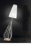 Flame Velvet White Floor Lamp 524/1P