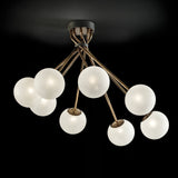 Satin Glass Gold Nickel Ceiling Lamp 2392/PL