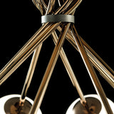 Satin Glass Gold Nickel Ceiling Lamp 2392/PL