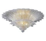 Graniglia Glass Shiny Gold Ceiling Lamp 64/100D