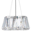 Glitters Ice Clear Pleated Glass Pendant CL001PC