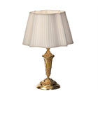 Brass French Gold Silk Shade Table Lamp 098/LG