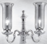 Brass Polish Nickel Platinum Glass Wall Lamp 180/A2
