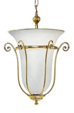 Brass Shaded Brass Scavo Glass Pendant 1977/3