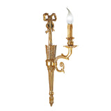 Brass French Gold Bow Tie Wall Lamp 238/A1
