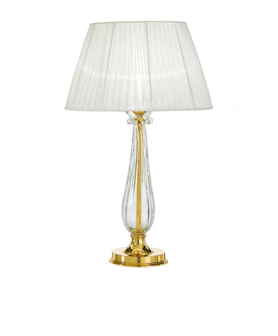 Brass Gold Plated Organza Shade Table Lamp 269/LG