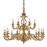 Brass French Gold Two Tiers Chandelier 798/12+6
