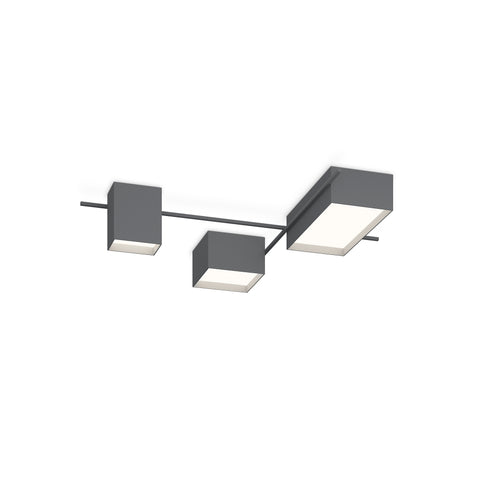 Structural Ceiling Lamp Comp Matt Grey Lacquer 2645