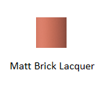 Tempo Single Pendant Matt Brick Lacquer Large 5776